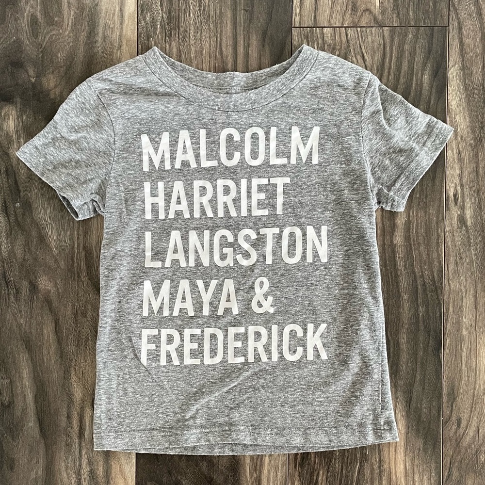 4t Black History Month shirt